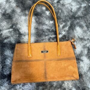Kate Spade Tan Suede Shoulder Bag